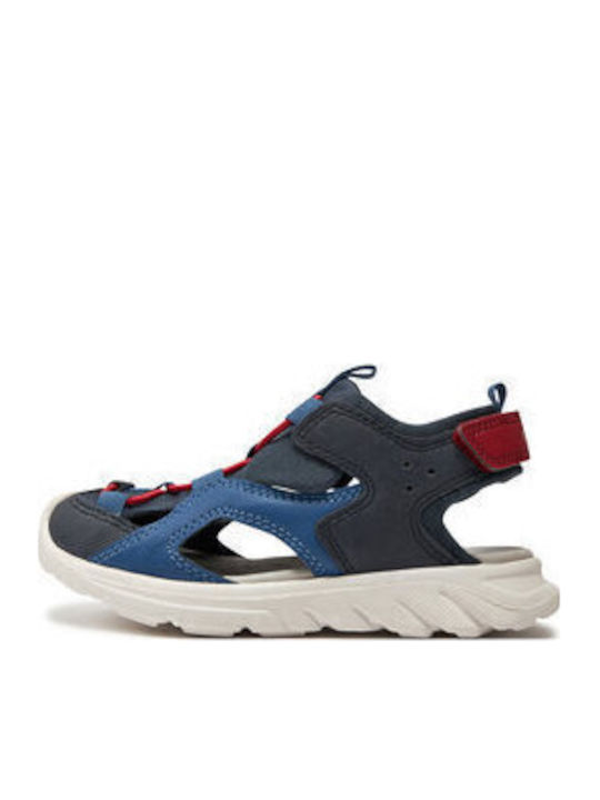 Geox J Sandal Navy Μπλε
