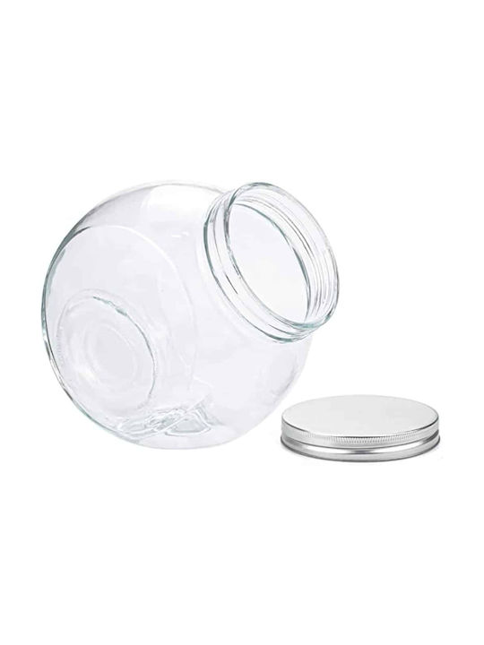 GTSA Vase Pasta with Lid Glass Transparent 1600ml