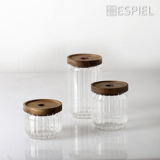 Espiel Σετ Βάζα Γενικής Χρήσης με Καπάκι Γυάλινο 500ml Espiel Σετ Βάζα Γενικής Χρήσης με Καπάκι Γυάλινο 500ml