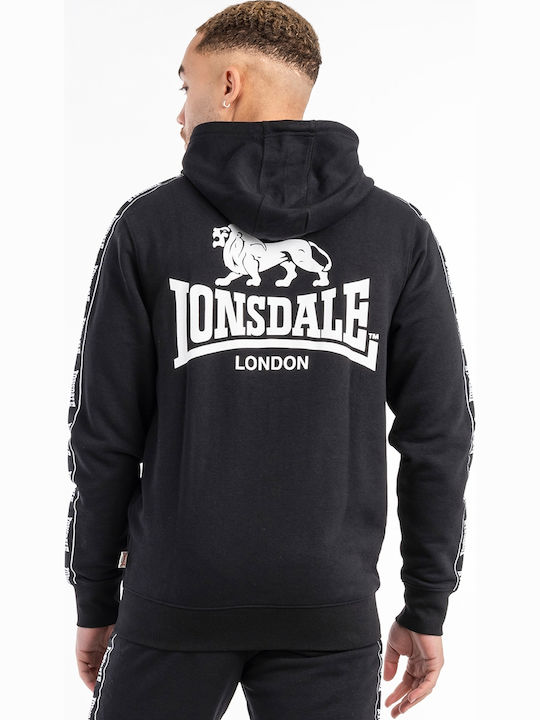 Lonsdale Bigton Black with Hood