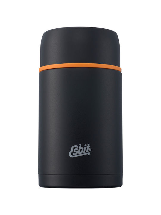 Esbit Food Jug Δοχείο Φαγητού Inox Θερμός Μαύρο 1lt