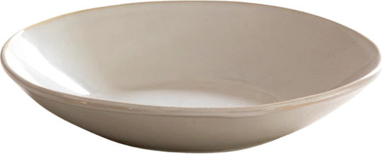 Dutch Rose Teller Suppe Keramik Weiß mit Durchmesser 23.5cm