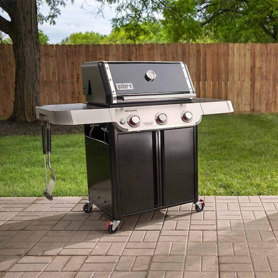 Weber Genesis Ψησταριά Υγραερίου Σχάρας 68x48εκ. με 3 Εστίες 11.4kW