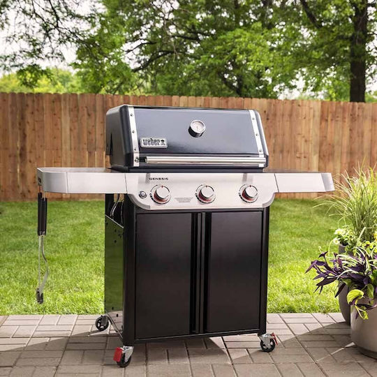 Weber Genesis Ψησταριά Υγραερίου Σχάρας 68x48εκ. με 3 Εστίες 11.4kW