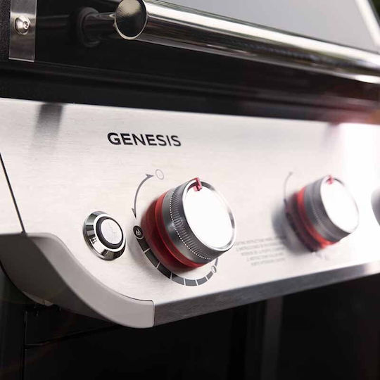 Weber Genesis Ψησταριά Υγραερίου Σχάρας 68x48εκ. με 3 Εστίες 11.4kW
