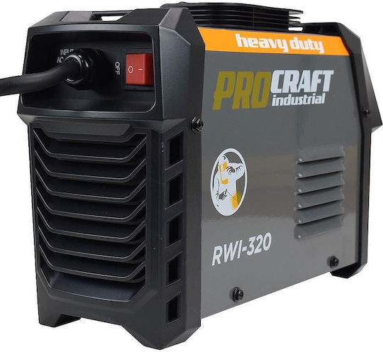 ProCraft RWI 320 Електрожен Inverter ММА с Максимален Ток на Заваряване 160Спецификация и Работен Цикъл 40%
