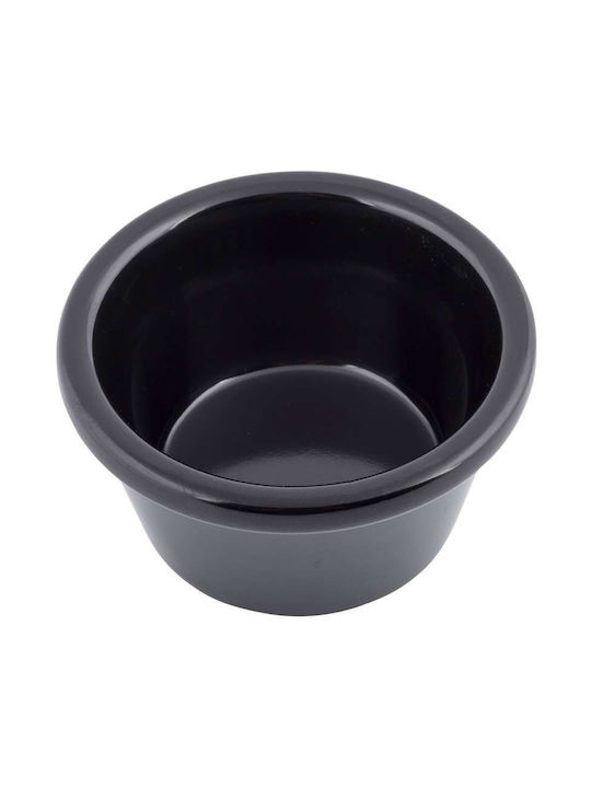 Tablecraft Bol de Servire pentru Sosuri Rotund din Melamină Negru cu Diametru 6.19buc
