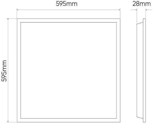 LED line LED Panel 40W with Natural White Light 4000K LED line LED Panel 40W with Natural White Light 4000K