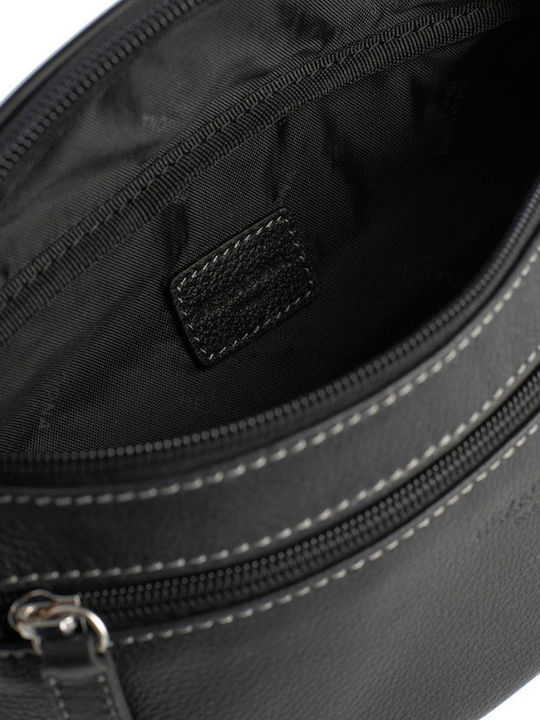 Leather Waist Bag Black