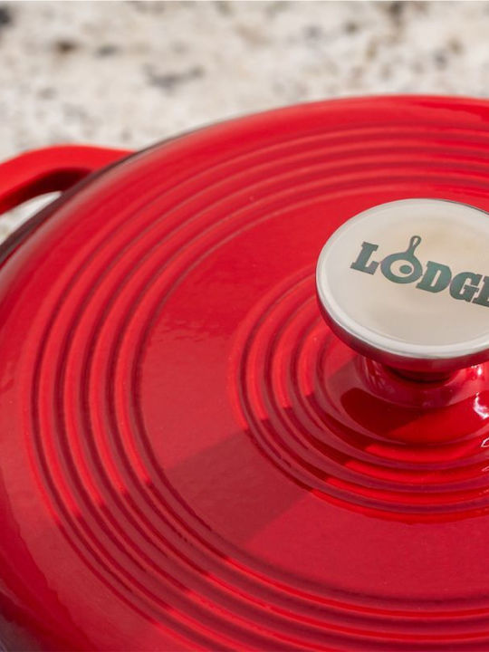 Lodge Βαθιά Κατσαρόλα από Μαντέμι 4.2lt / 24.4cm