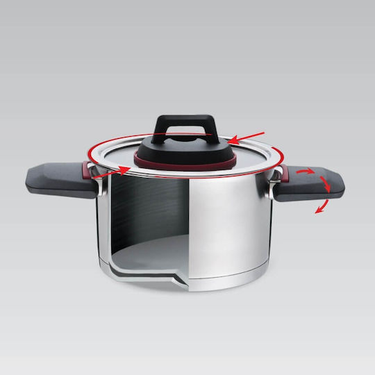Maestro Deep Stainless Steel Pot 2.3lt / 18cm