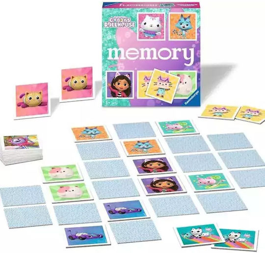 Επιτραπέζιο Παιχνίδι Memory Το Κουκλόσπιτο Της Γκάμπι για 1+ Παίκτες 3+ Ετών (EN) Ravensburger