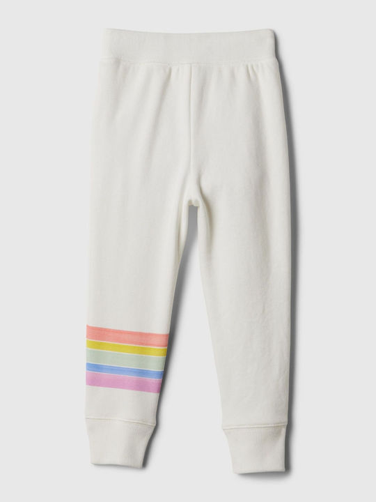 GAP Kids Sweatpants Off White 1pcs