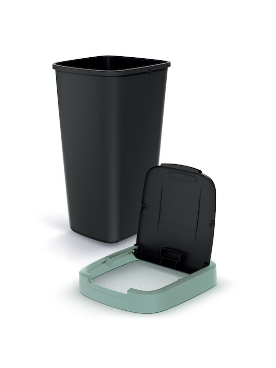 Prosperplast Keden Compacta Q Coș de Gunoi Plastic Green / Black 25lt 1buc