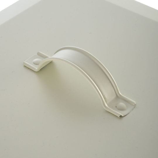 Estia Κάδος Soft Close Απορριμμάτων Μεταλλικός με Πεντάλ Ivory 30lt