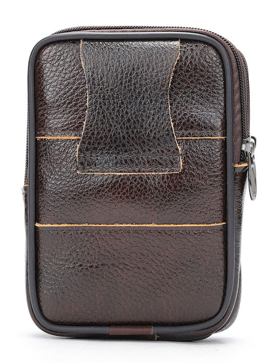 Magazin online pentru bărbați Piele Bum Bag pentru Curea Maro