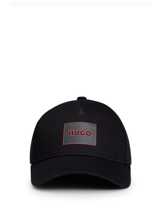 Hugo Boss Παιδικό Καπέλο Jockey Υφασμάτινο Μαύρο