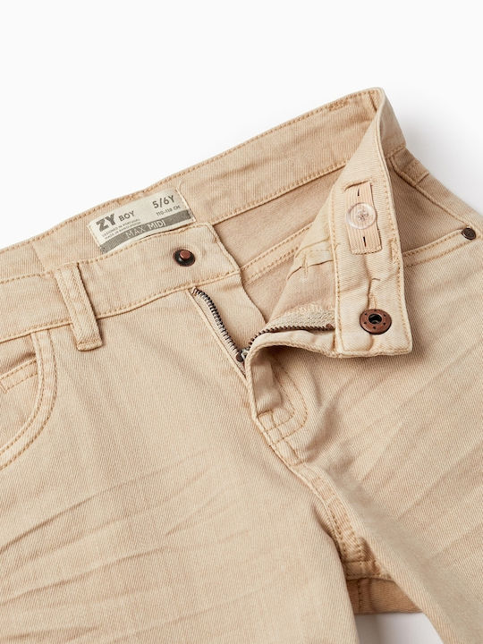 Kids' Shorts/Bermudas Fabric Beige