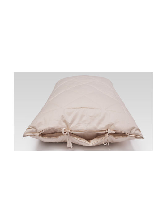 Valeria Home Kissenbezug Gesteppt Flaxilk 70x70cm.