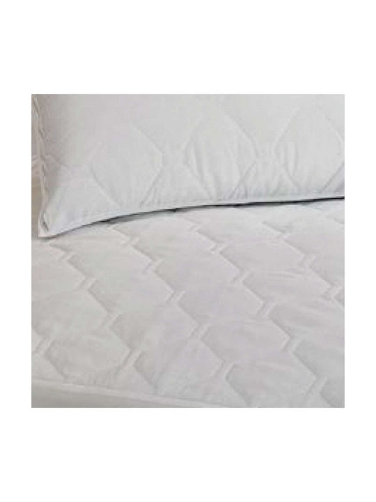 Ariete Pillowcase Set with Envelope Cover Quilted Protective Quilting 50x70cm.