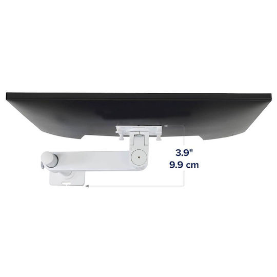 Ergotron NX Series Επιτραπέζια Βάση Οθόνης έως 34" Λευκή