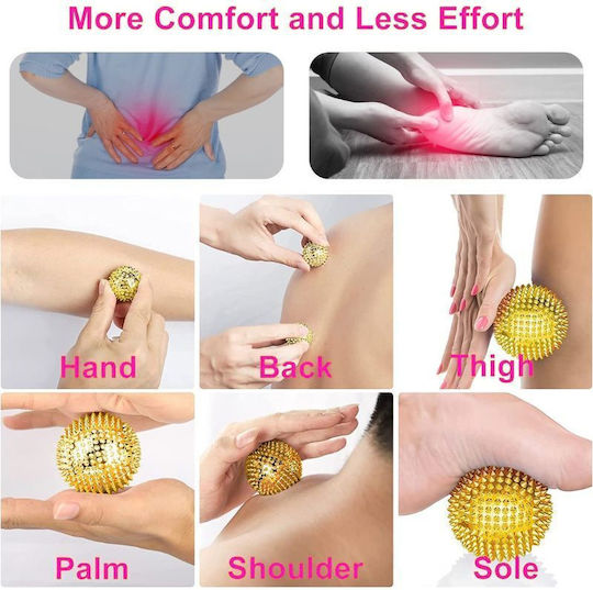 Kugel Massage für die Beine & die Hände Gold