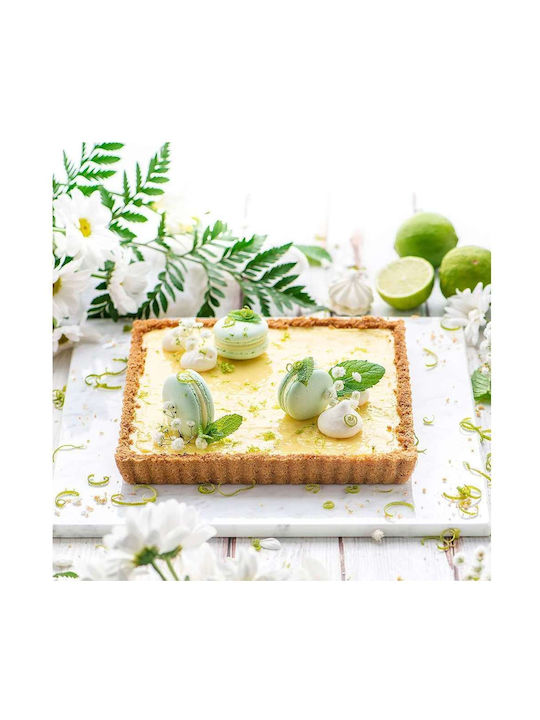 Decora Formă de Patiserie pentru Tartă din Aluminiu 21x21x3.5buc 1buc