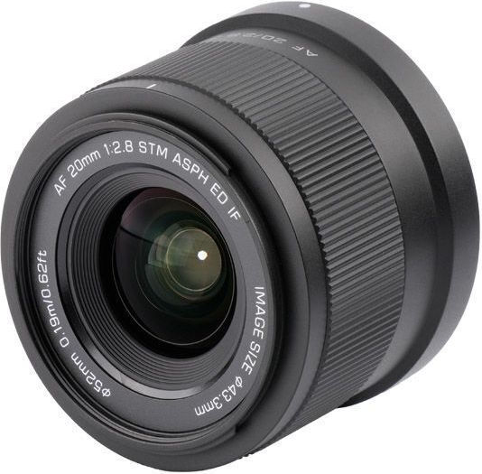 Viltrox Full Frame Camera Lens AF 20mm f/2.8 E Wide Angle for Nikon Z Mount Black