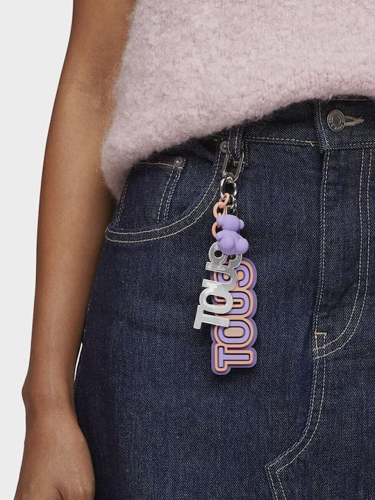 Tous Keychain Bear Lilac