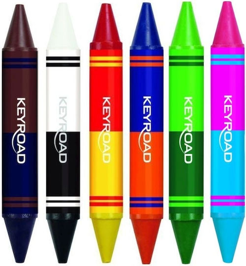 Keyroad Set von Buntstiften mit 6 Farben