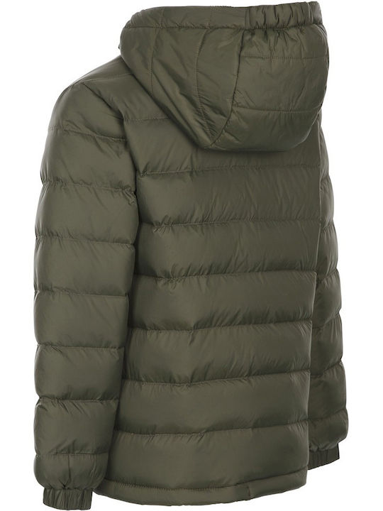 Kids' Casual Jacket with Hood Khaki