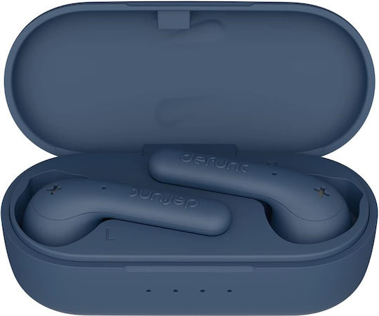 Defunc True Basic In-ear Bluetooth Handsfree Ακουστικά με Θήκη Φόρτισης Μπλε