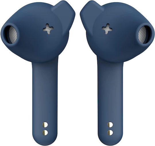 Defunc True Basic In-ear Bluetooth Handsfree Ακουστικά με Θήκη Φόρτισης Μπλε