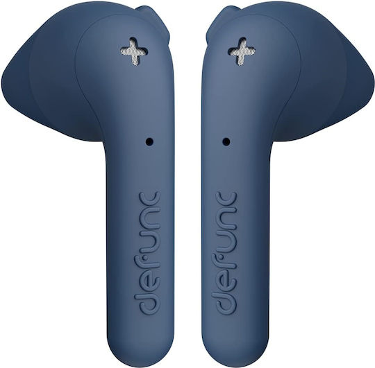 Defunc True Basic In-ear Bluetooth Handsfree Ακουστικά με Θήκη Φόρτισης Μπλε