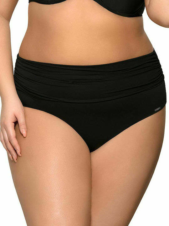 AVA Bikini Slip High Waist Black