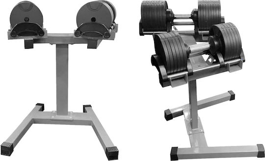 Live Pro Αλτήρες Σετ 2x 20kg με Βάση