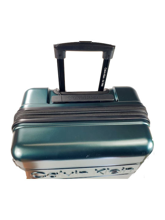 Calvin Klein Ridge Valiză Mare De Călătorie Dură Verde Cipru Cu 4 Roți Înălțime 77 Cm