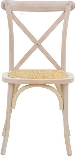 Dylon Scaune Cafe Lemn White Wash 1buc 48x52x89buc