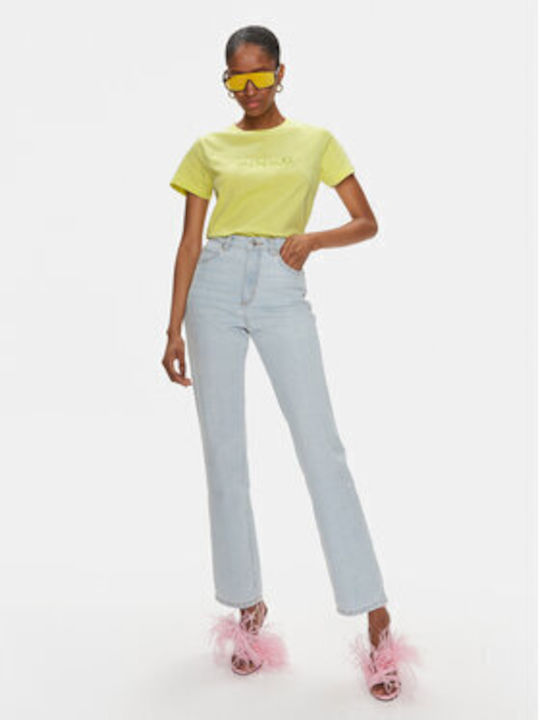 Pinko Damen T-shirt Yellow