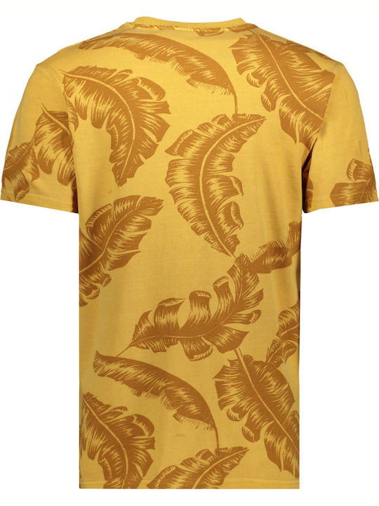 Superdry Flash M D4 Ovin Vintage Overdye Printed T-shirt Yellow