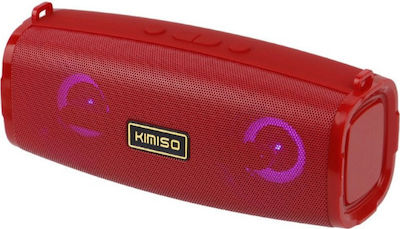 Kimiso Kms-223 885758 Bluetooth Speaker 3W with Battery Life up to 2 hours Red