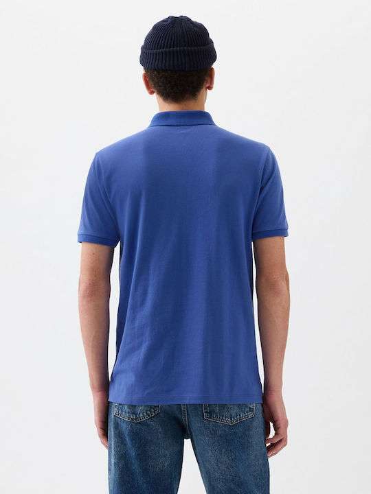 GAP Herren Kurzarmshirt Polo Matisse Blue