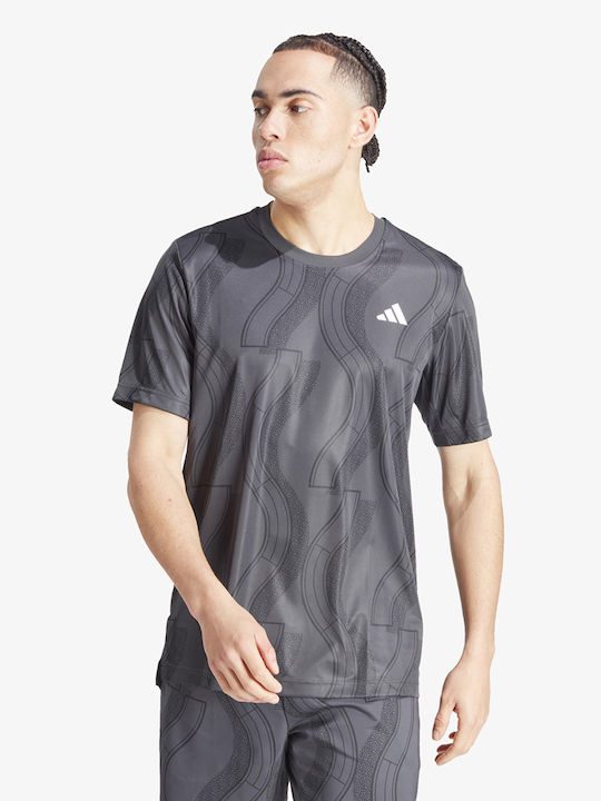 Adidas T-shirt Bărbătesc cu Mânecă Scurtă Gri