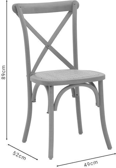 Dylon Stühle Cafe Nut 1Stück 48x52x89cm