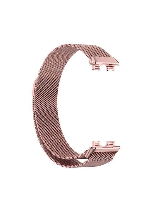 Metal Watch Каишка Неръждаема стомана Розов (Хуавей Банд 8)