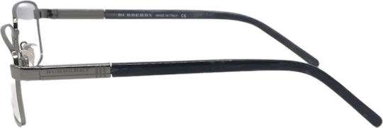 Burberry Metal Eyeglass Frame Gray BE1096 1003