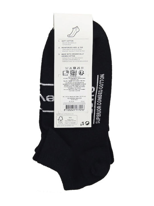Levi's Cut Ανδρικές Κάλτσες Μαύρο 2Pack