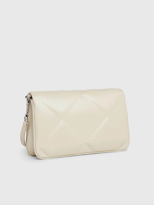 Calvin Klein Quilt Damen Tasche Schulter Beige