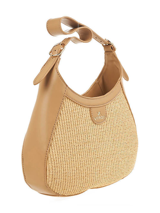 Verde Damen Tasche Schulter Beige