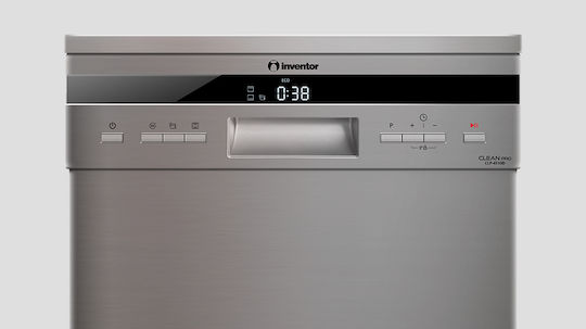 Inventor Mașină de spălat vase independentă pentru 10 seturi de vase L45xÎ85cm Inox Clean Pro